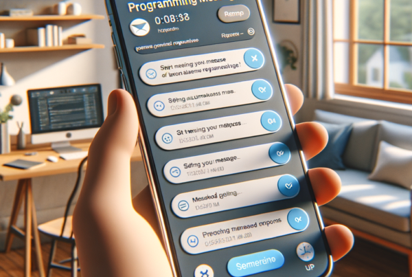 A programmed message is defined as a message that is written