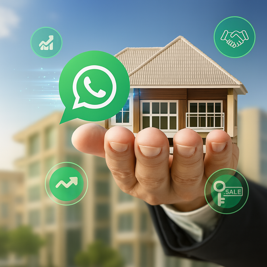 WhatsApp Real Estate: Verkaufen Sie Ihr Haus mit der beliebtesten Chat-App.