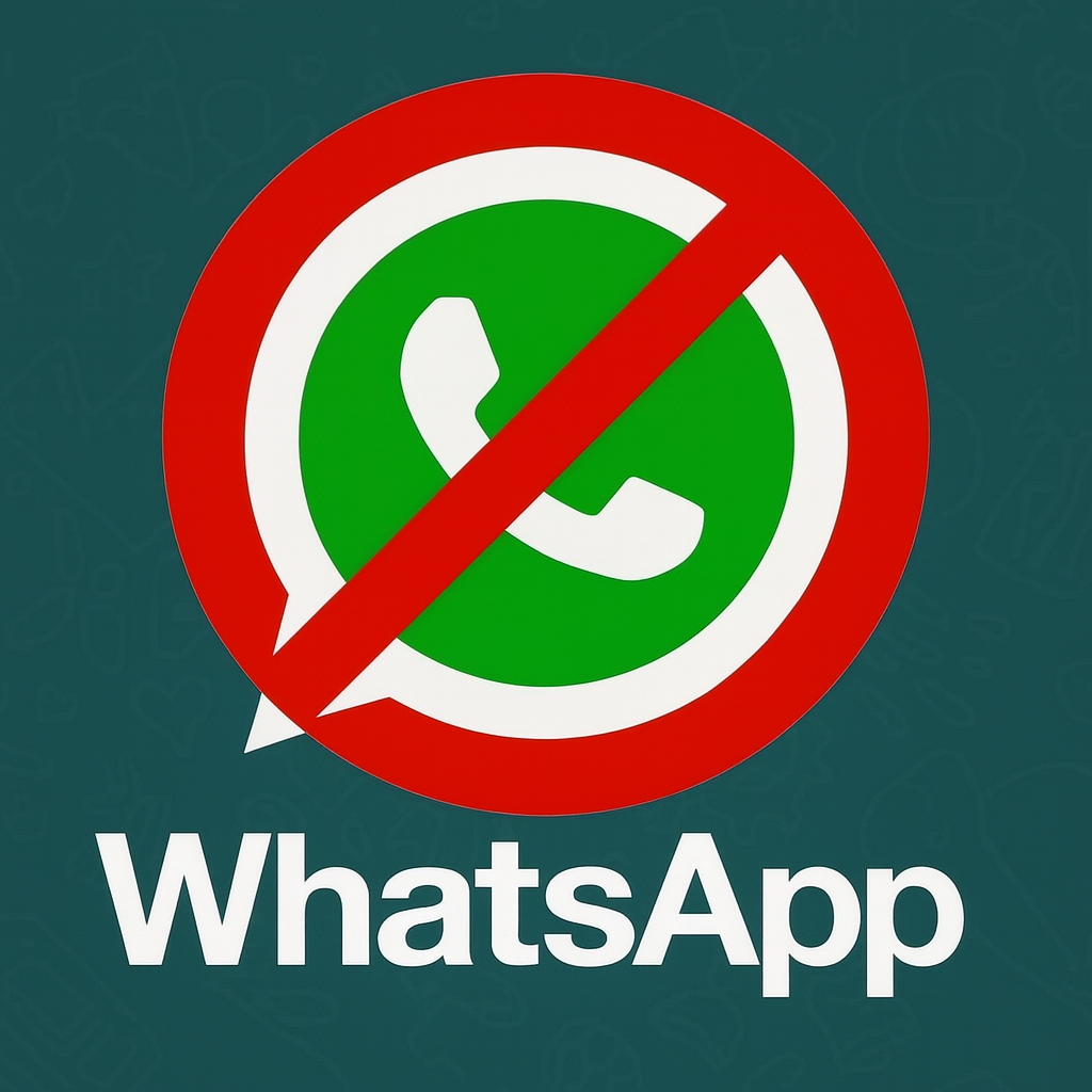 WhatsApp interdit